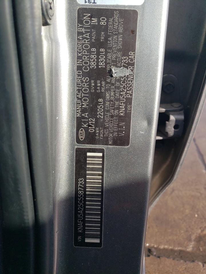 2012 Kia Forte Ex VIN: KNAFU5A25C5587733 Lot: 91460155