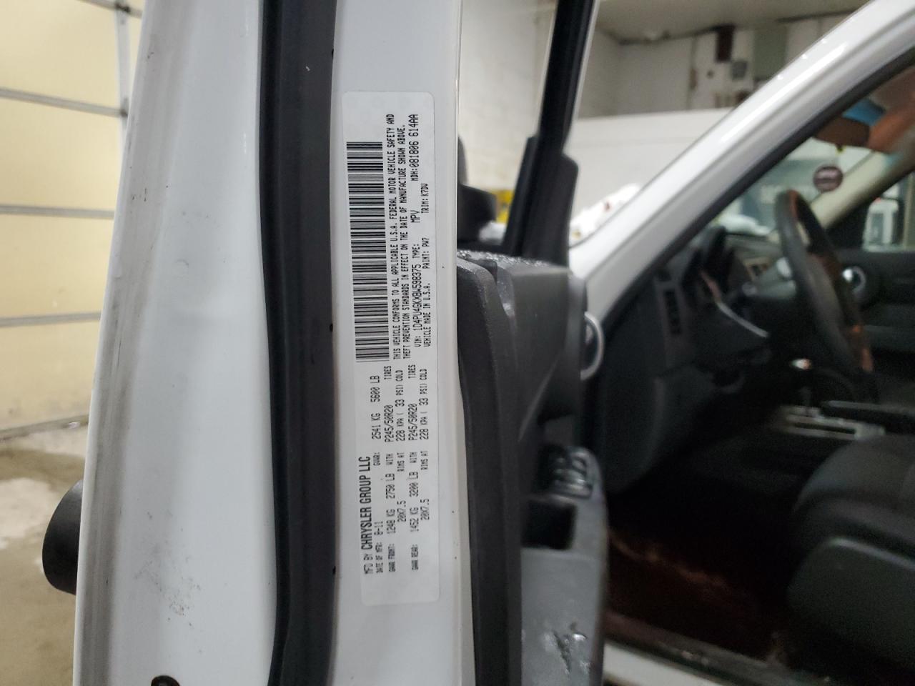 2011 Dodge Nitro Heat VIN: 1D4PU4GKXBW598375 Lot: 91933605