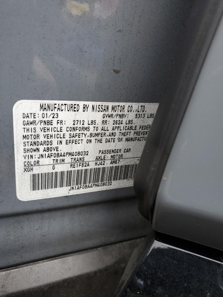 2023 Nissan Ariya Engage VIN: JN1AF0BA4PM408032 Lot: 93471395