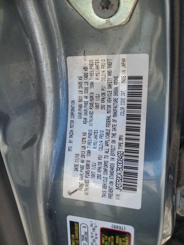 2011 Mazda Cx-9 VIN: JM3TB2CA7B0308493 Lot: 93688025