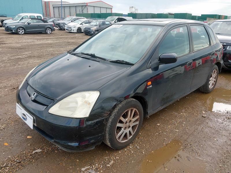 2002 HONDA CIVIC 1.6 I-VTEC SE EXECUTIVE 5DR AUTO for sale at Copart ROCHFORD