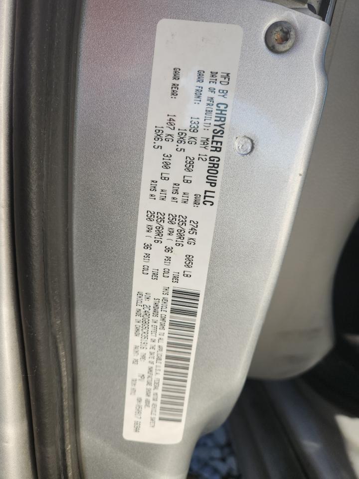 2012 Dodge Grand Caravan Se VIN: 2C4RDGBG5CR351916 Lot: 91423295