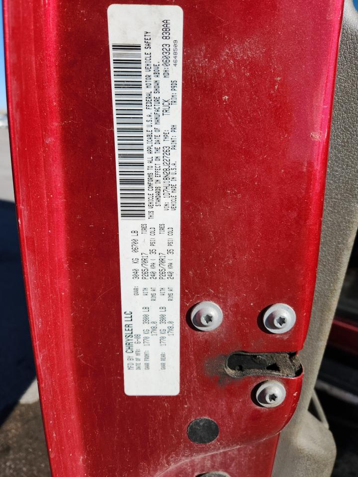 2008 Dodge Ram 1500 St VIN: 1D7HU18N28J227263 Lot: 91845255