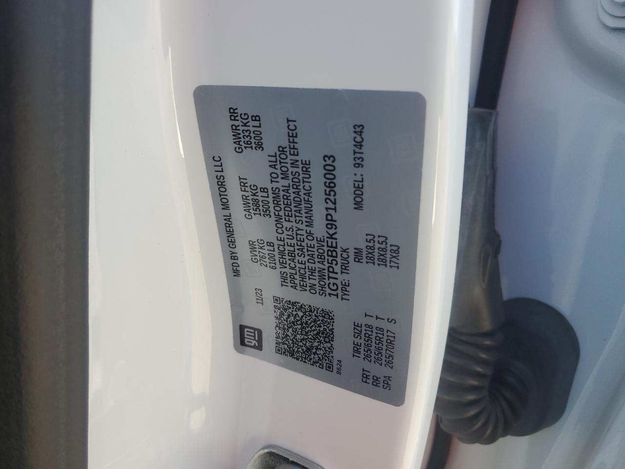 2023 GMC Canyon Elevation VIN: 1GTP5BEK9P1256003 Lot: 90790765