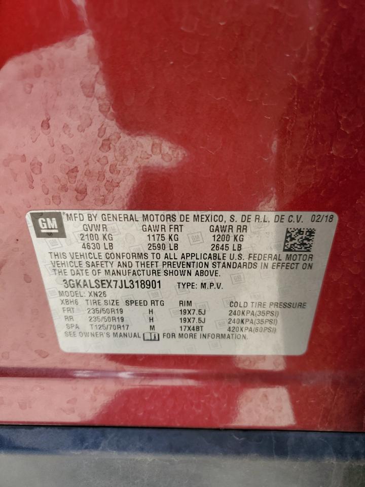 2018 GMC Terrain Denali VIN: 3GKALSEX7JL318901 Lot: 93270455