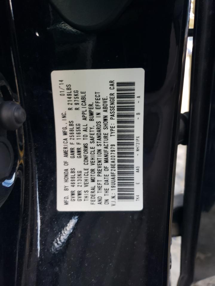 2014 Acura Tl VIN: 19UUA8F28EA007979 Lot: 91134895