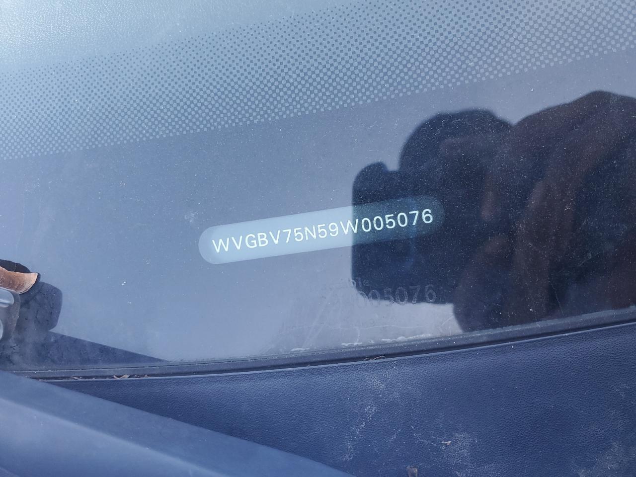 2009 Volkswagen Tiguan Se VIN: WVGBV75N59W005076 Lot: 92859735