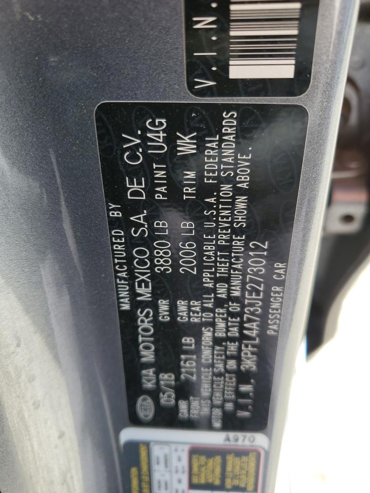 2018 Kia Forte Lx VIN: 3KPFL4A73JE273012 Lot: 93484545