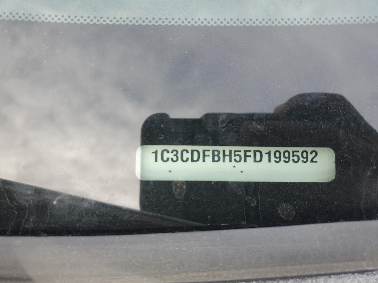 2015 Dodge Dart Sxt VIN: 1C3CDFBH5FD199592 Lot: 92318435