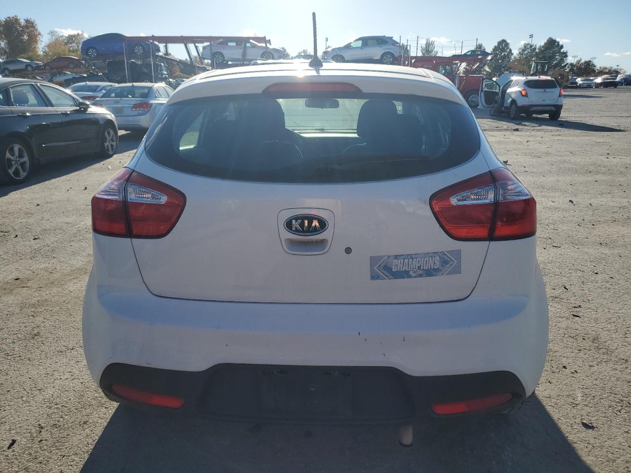 2012 Kia Rio Lx VIN: KNADM5A32C6015738 Lot: 91646885