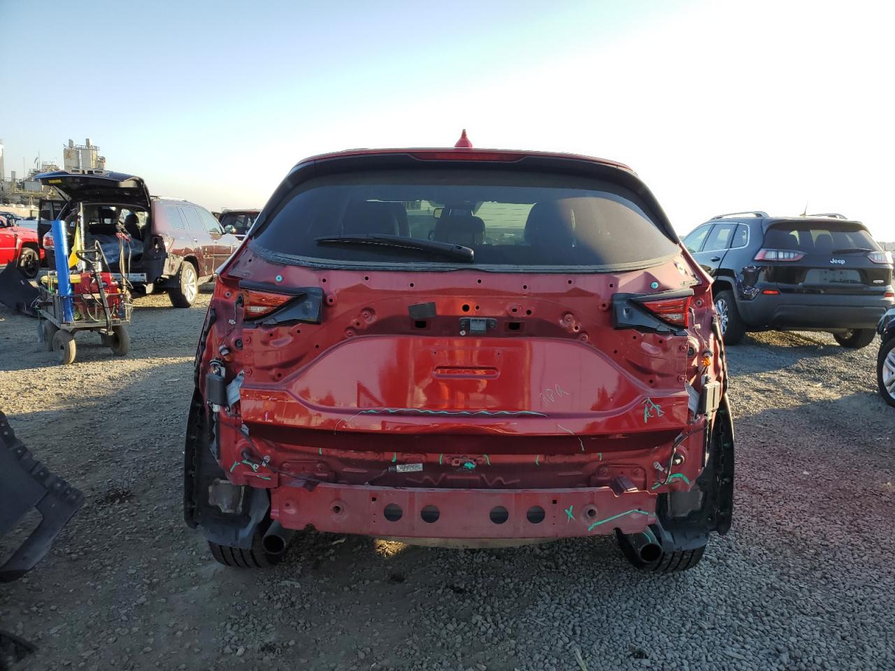 2021 Mazda Cx-5 Grand Touring Reserve VIN: JM3KFBAY1M0451474 Lot: 91052235