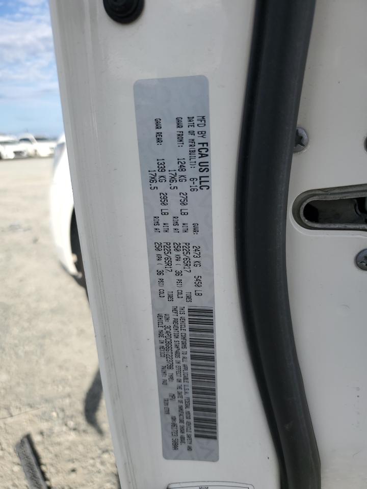 2016 Dodge Journey Sxt VIN: 3C4PDCBG6GT223798 Lot: 92633475