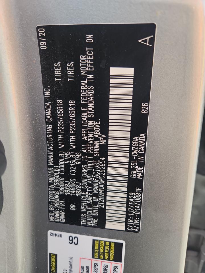 2021 Lexus Rx 350 VIN: 2T2HZMDA0MC262854 Lot: 93327565