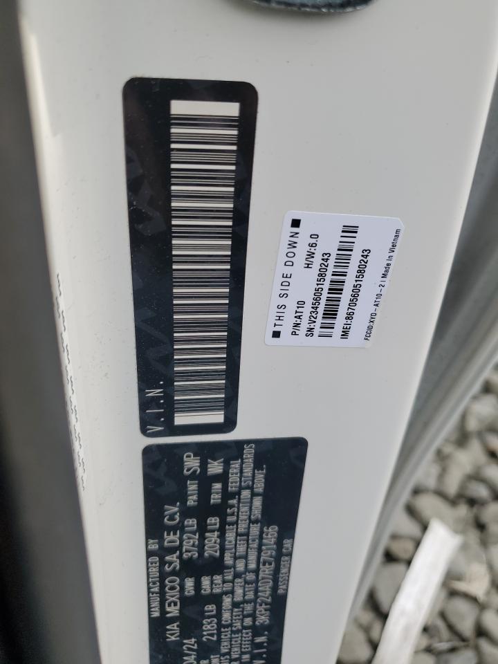 2024 Kia Forte Lx VIN: 3KPF24AD7RE791466 Lot: 90579315