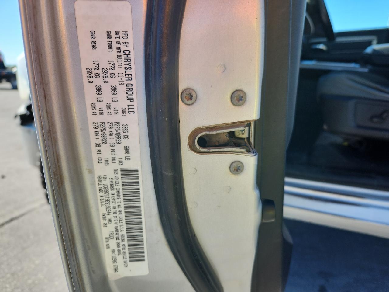 2014 Ram 1500 Slt VIN: 1C6RR7GT9ES192544 Lot: 91443685