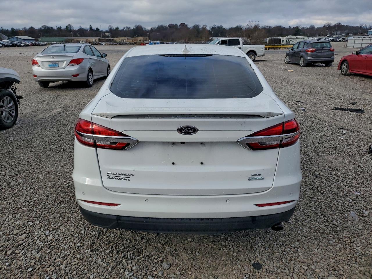 2019 Ford Fusion Se VIN: 3FA6P0HD4KR286344 Lot: 93536075