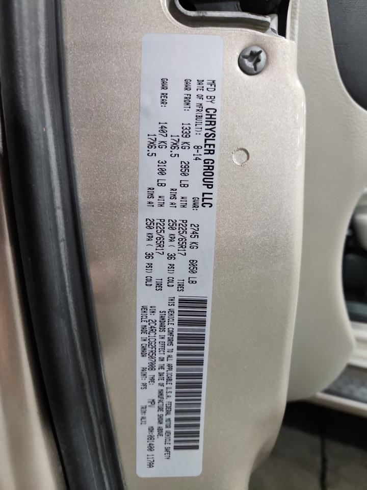 2015 Chrysler Town & Country Touring L VIN: 2C4RC1CG2FR507008 Lot: 92587335