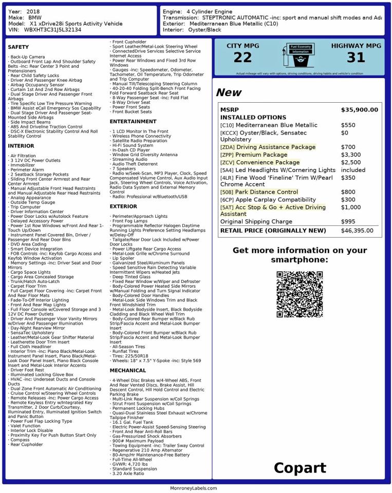 Фото: WBXHT3C31J5L32134