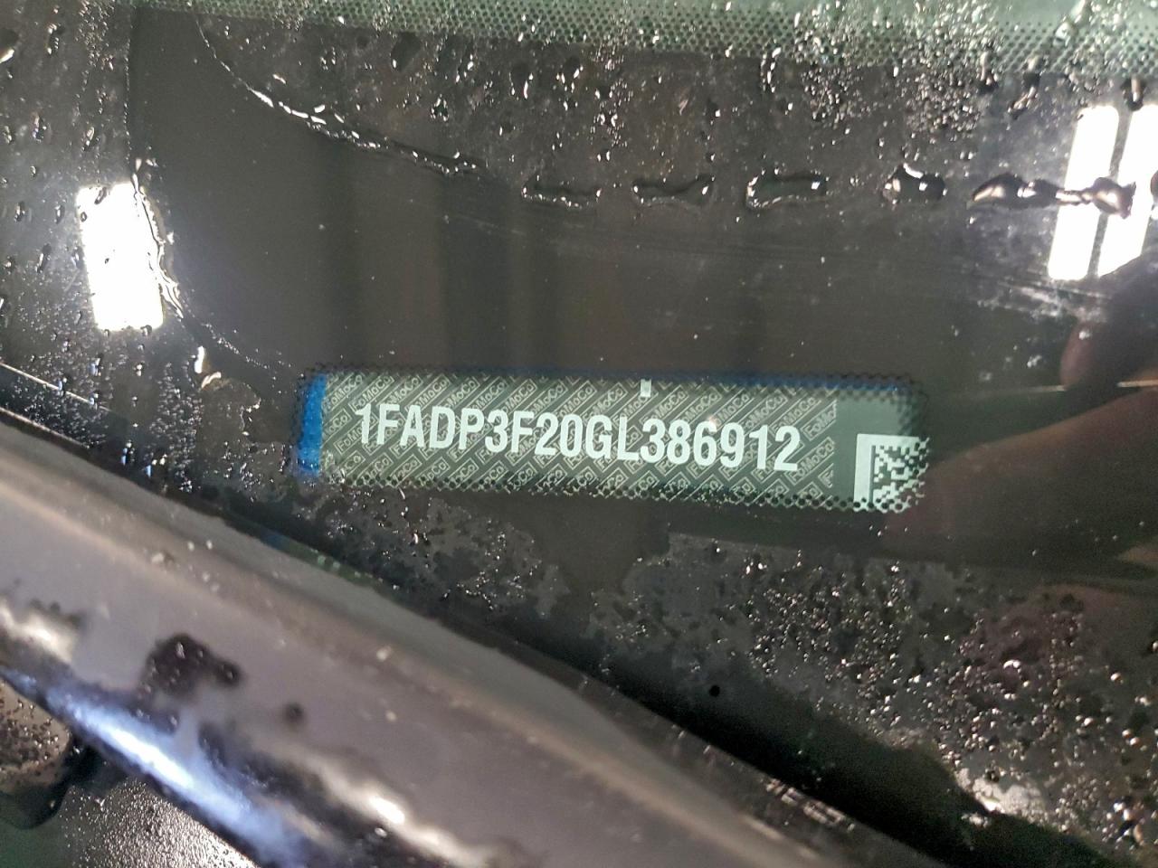 2016 Ford Focus Se VIN: 1FADP3F20GL386912 Lot: 94112985