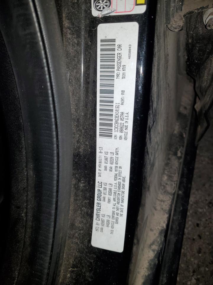 2014 Chrysler 200 Lx VIN: 1C3CCBAG3EN101611 Lot: 93118505