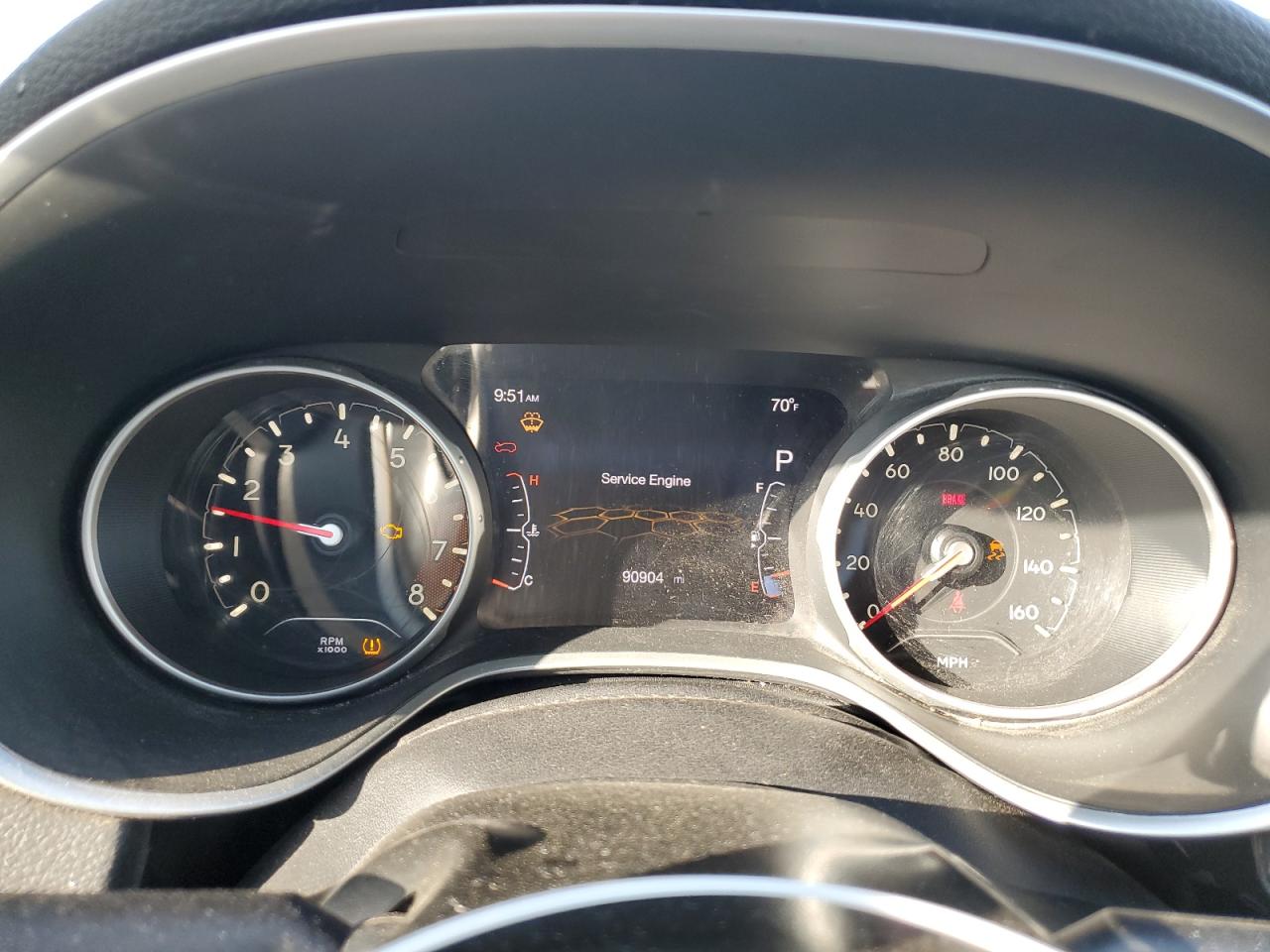 2019 Jeep Compass Latitude VIN: 3C4NJCBB2KT616470 Lot: 92083325