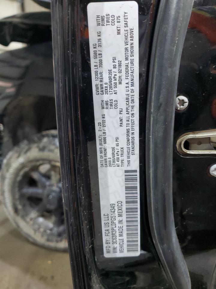 2023 Ram 3500 Limited VIN: 3C63R3PL0PG514349 Lot: 92030725