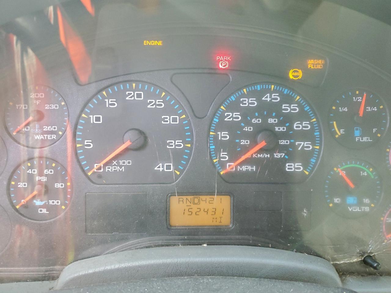 2005 International 4300 Spreader Truck VIN: 1HTMMAANX5H121992 Lot: 92058565