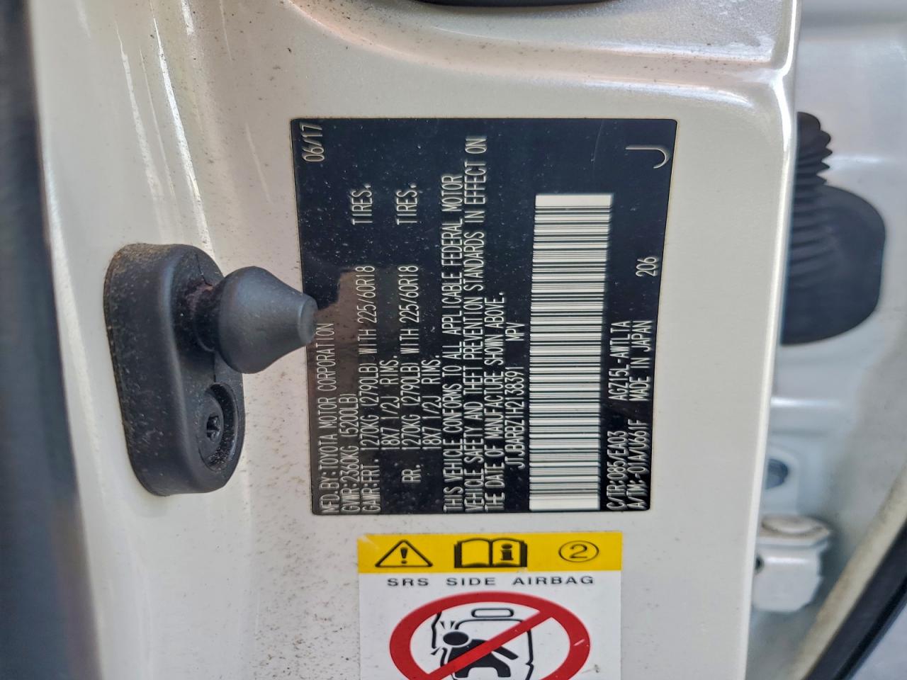 2017 Lexus Nx 200T Base VIN: JTJBARBZ1H2138391 Lot: 94716725