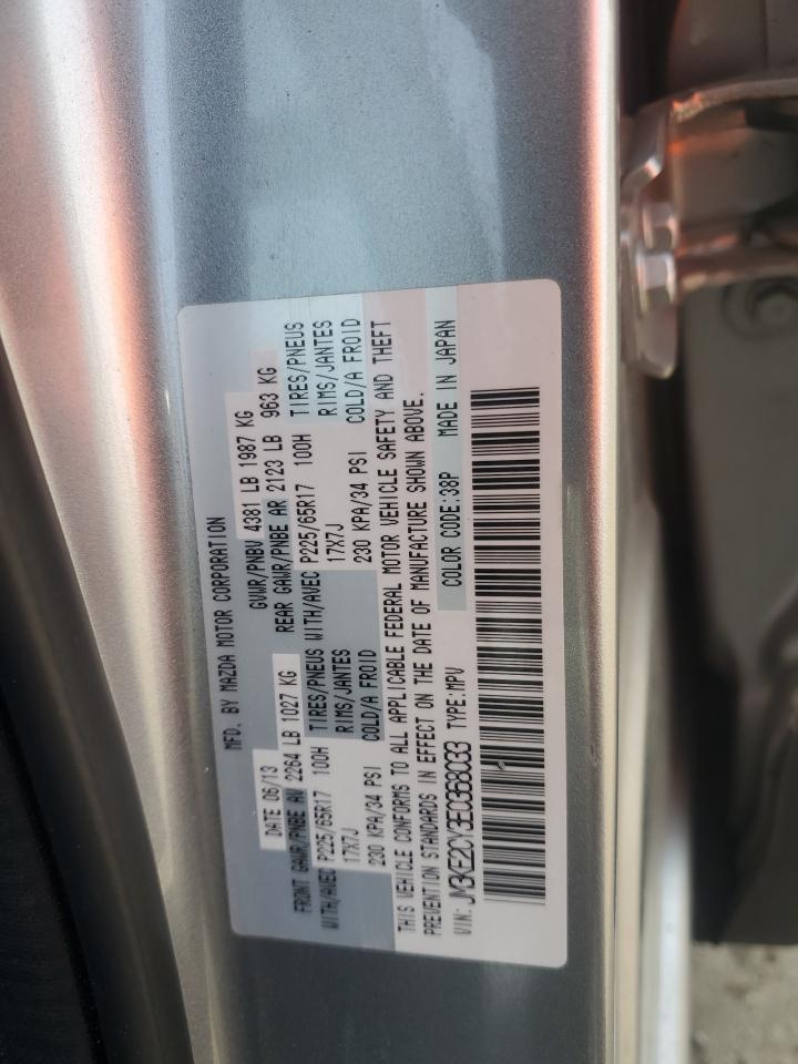 2014 Mazda Cx-5 Touring VIN: JM3KE2CY3E0368033 Lot: 91846215