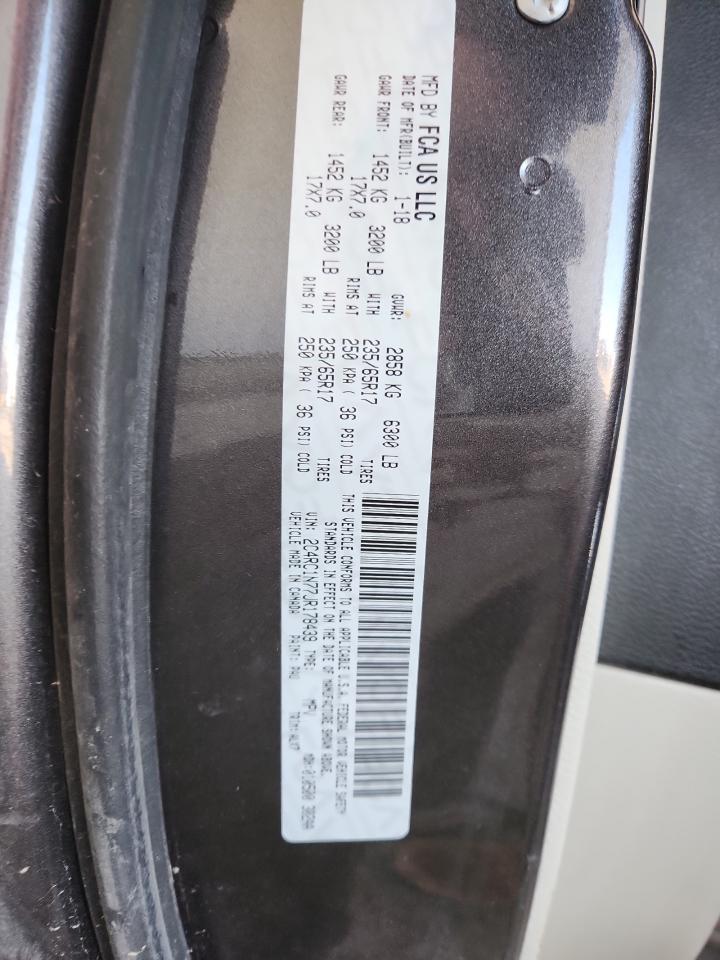 2018 Chrysler Pacifica Hybrid Limited VIN: 2C4RC1N77JR178439 Lot: 92054115