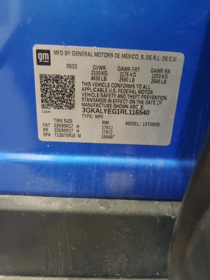 2024 GMC Terrain At4 VIN: 3GKALYEG1RL116540 Lot: 91923265