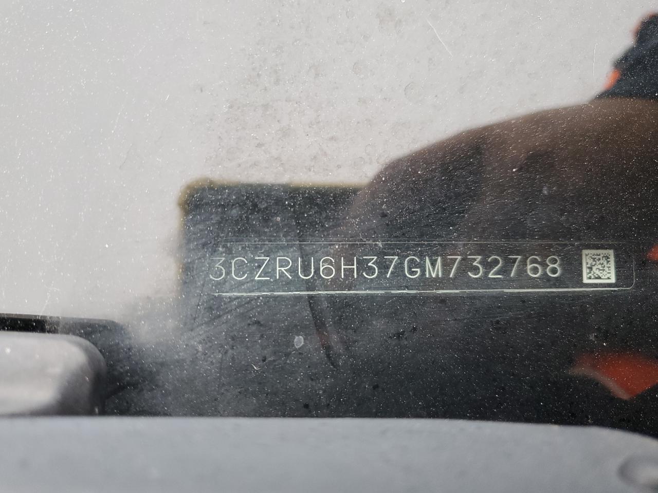 2016 Honda Hr-V Lx VIN: 3CZRU6H37GM732768 Lot: 91253595