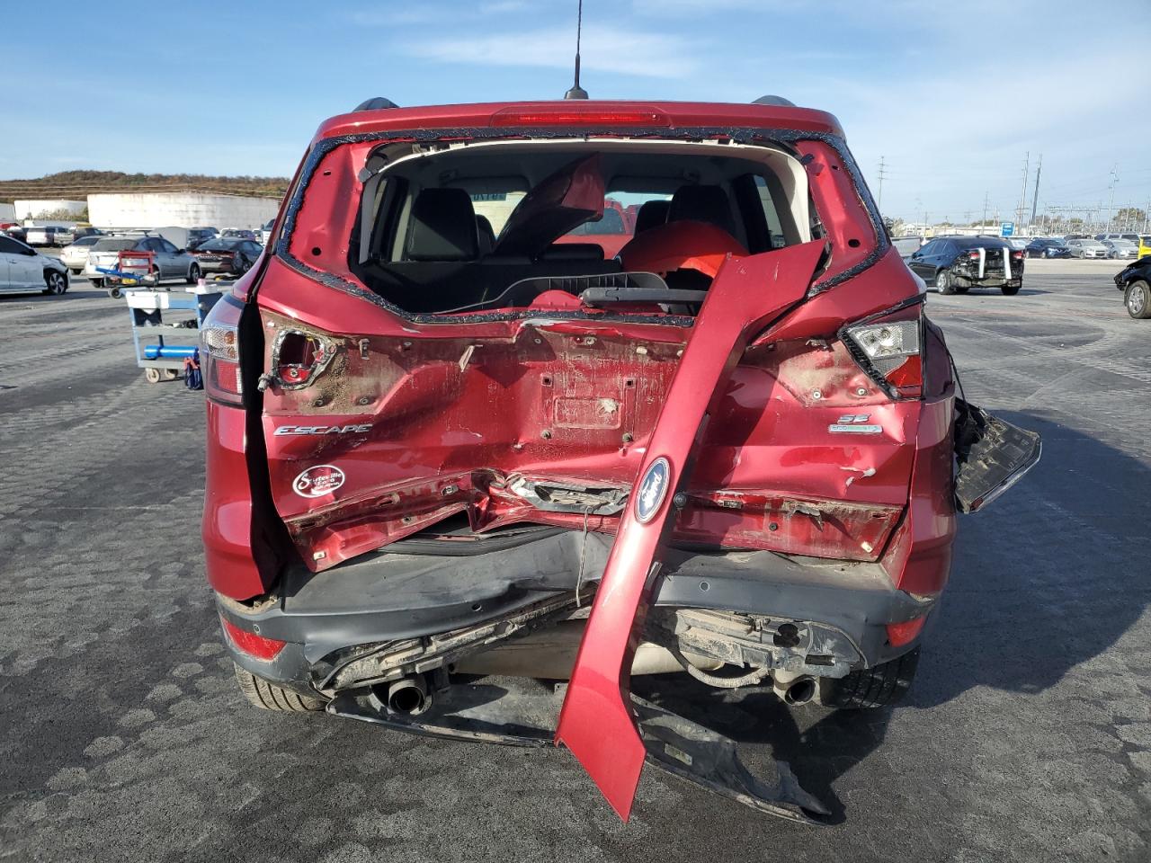 2017 Ford Escape Se VIN: 1FMCU0G90HUC78595 Lot: 91707085