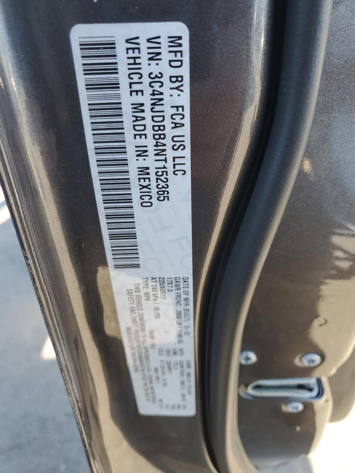 2022 Jeep Compass Latitude VIN: 3C4NJDBB4NT152365 Lot: 90953885