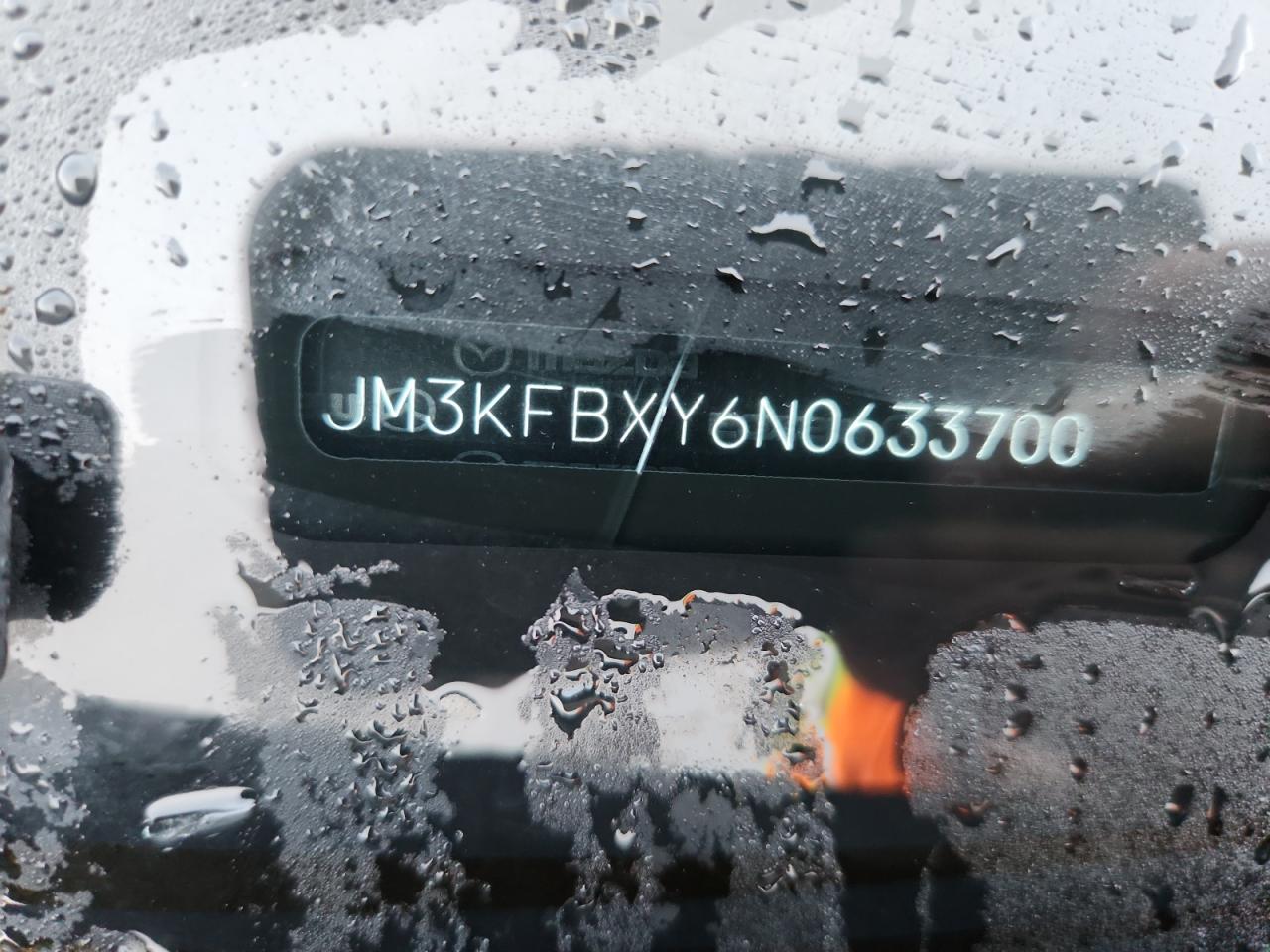 2022 Mazda Cx-5 Signature VIN: JM3KFBXY6N0633700 Lot: 91588925