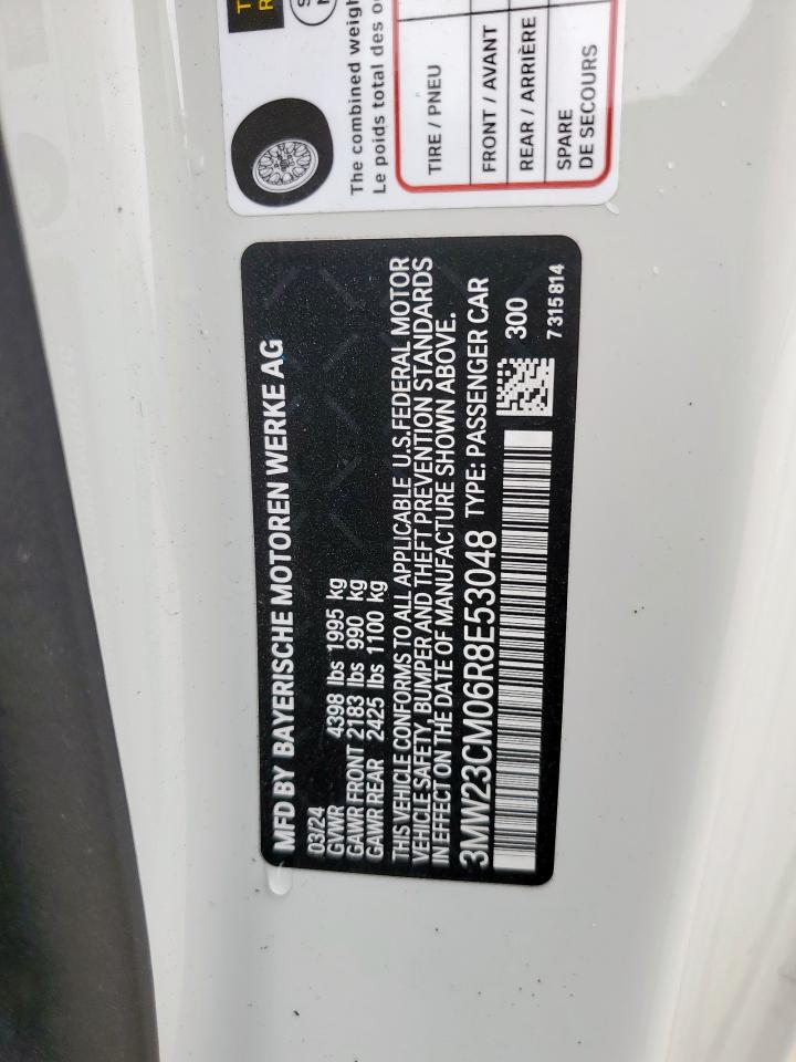 2024 BMW 230I VIN: 3MW23CM06R8E53048 Lot: 93876995