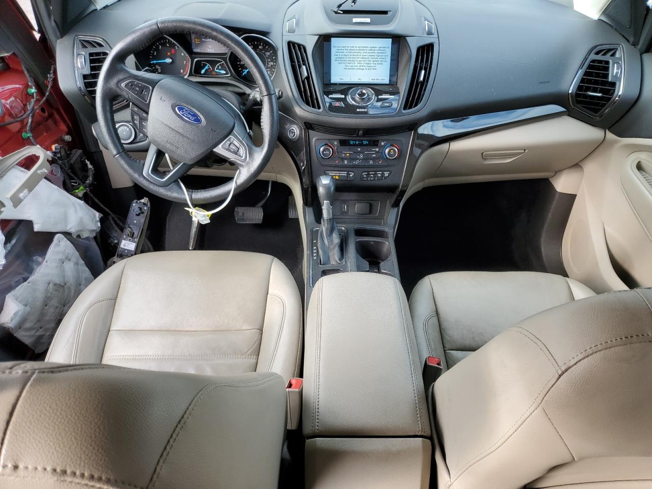 2017 Ford Escape Titanium VIN: 1FMCU0J92HUB16072 Lot: 92486235