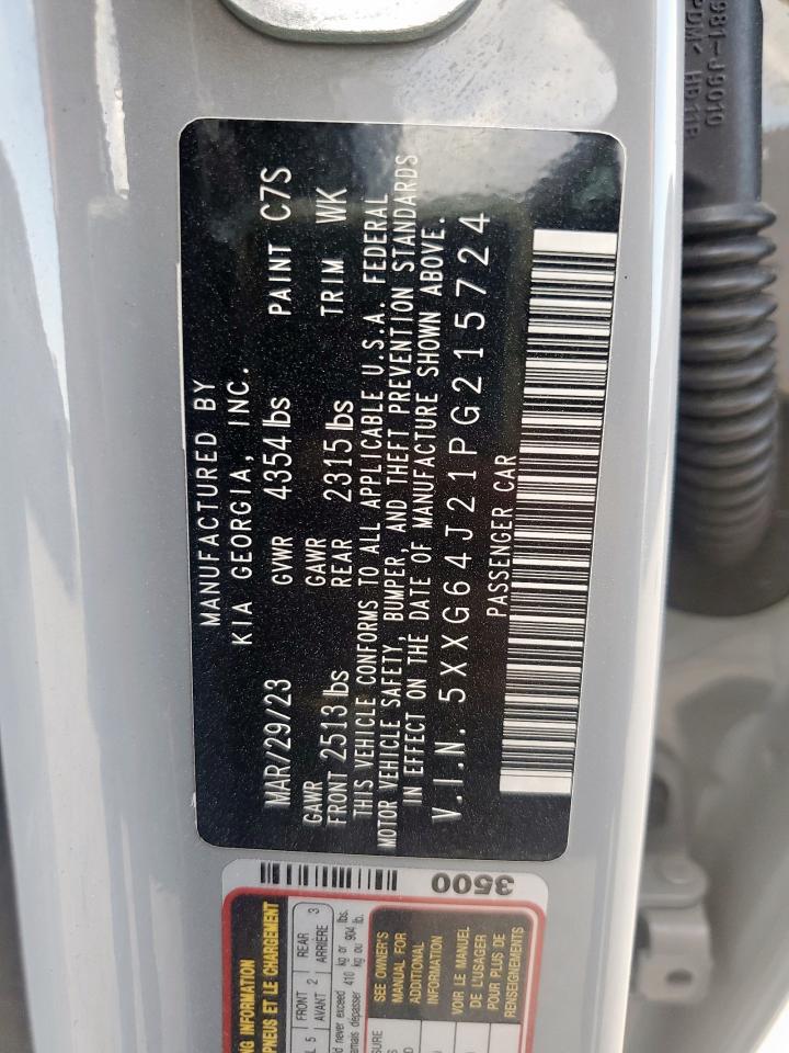 2023 Kia K5 Gt Line VIN: 5XXG64J21PG215724 Lot: 93340685