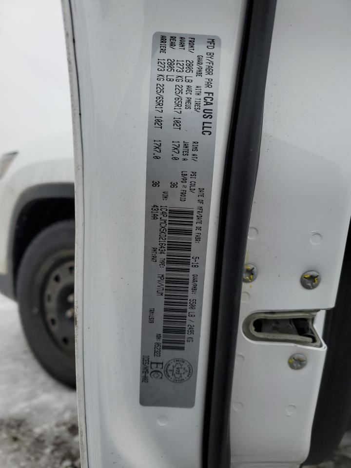 2019 Jeep Cherokee Latitude VIN: 1C4PJMCX5KD216434 Lot: 92617745