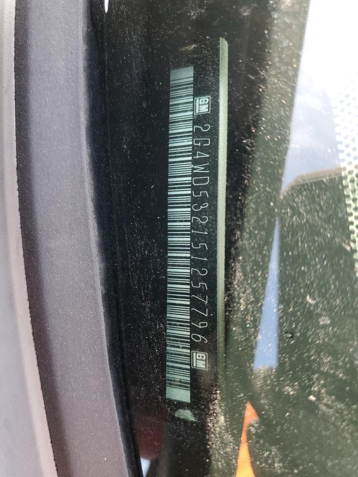 2005 Buick Lacrosse Cxl VIN: 2G4WD532151257796 Lot: 92962545