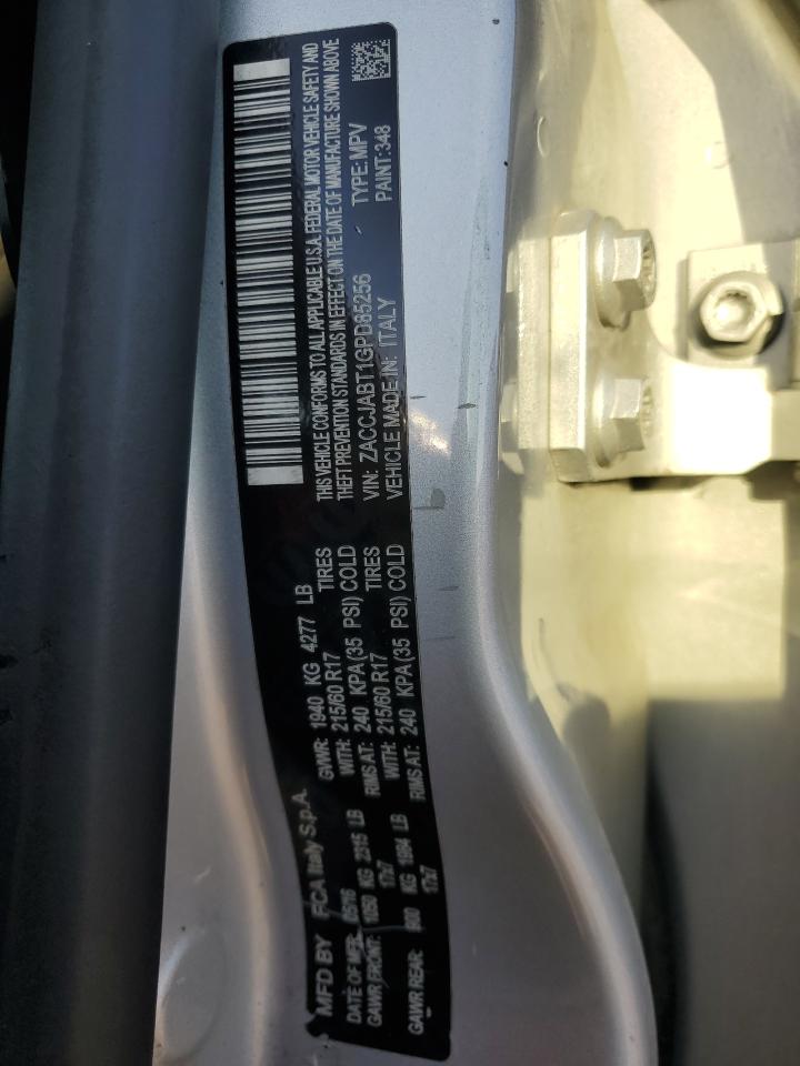 2016 Jeep Renegade Latitude VIN: ZACCJABT1GPD85256 Lot: 91232445