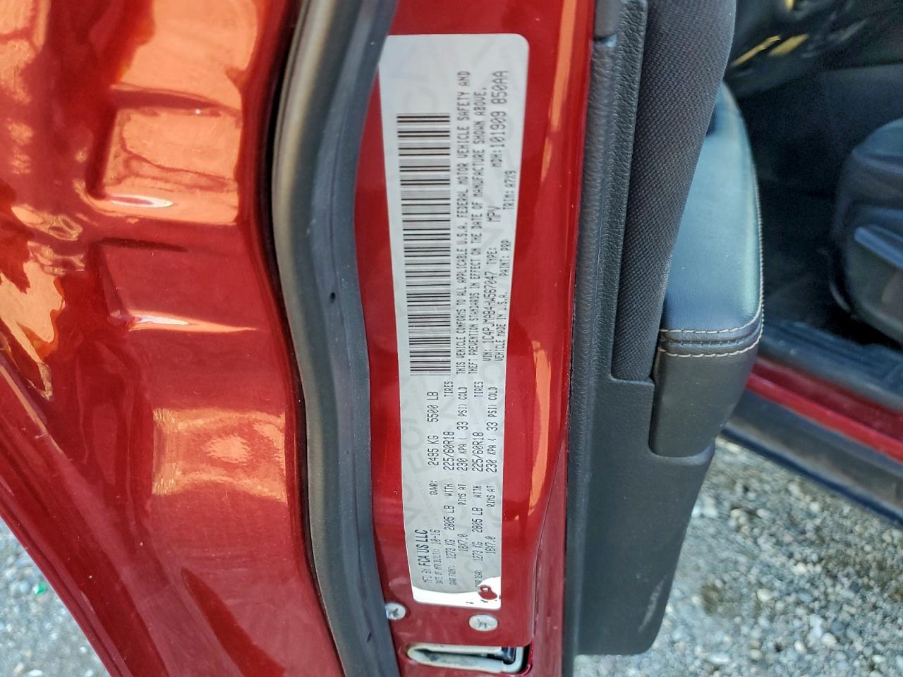 2017 Jeep Cherokee Sport VIN: 1C4PJMAB4HW567047 Lot: 94090155