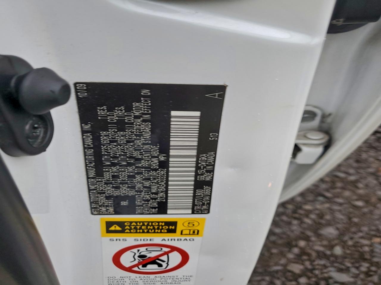 2010 Lexus Rx 350 VIN: 2T2BK1BA5AC032962 Lot: 94414495