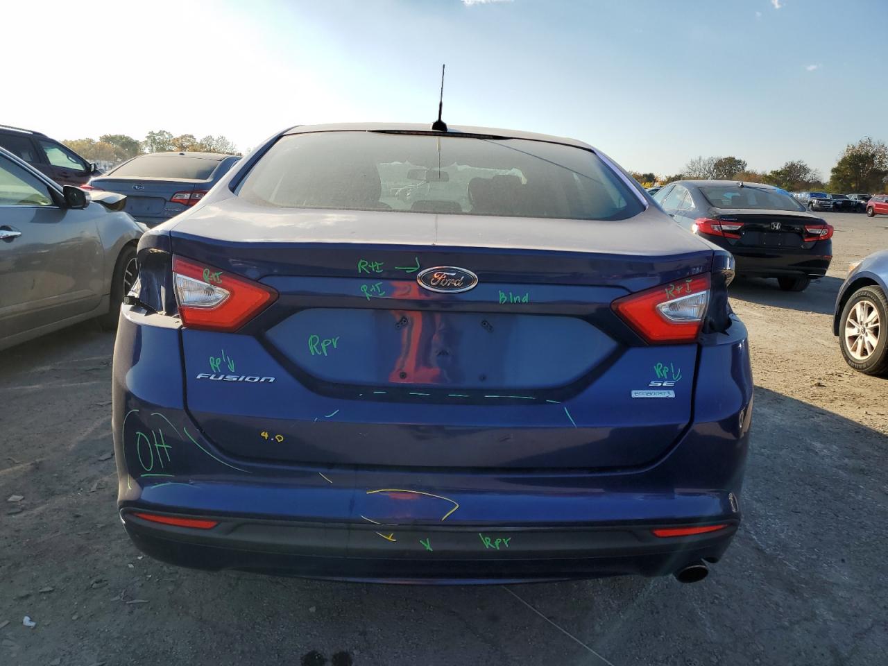 2013 Ford Fusion Se VIN: 3FA6P0HR2DR321350 Lot: 91077295