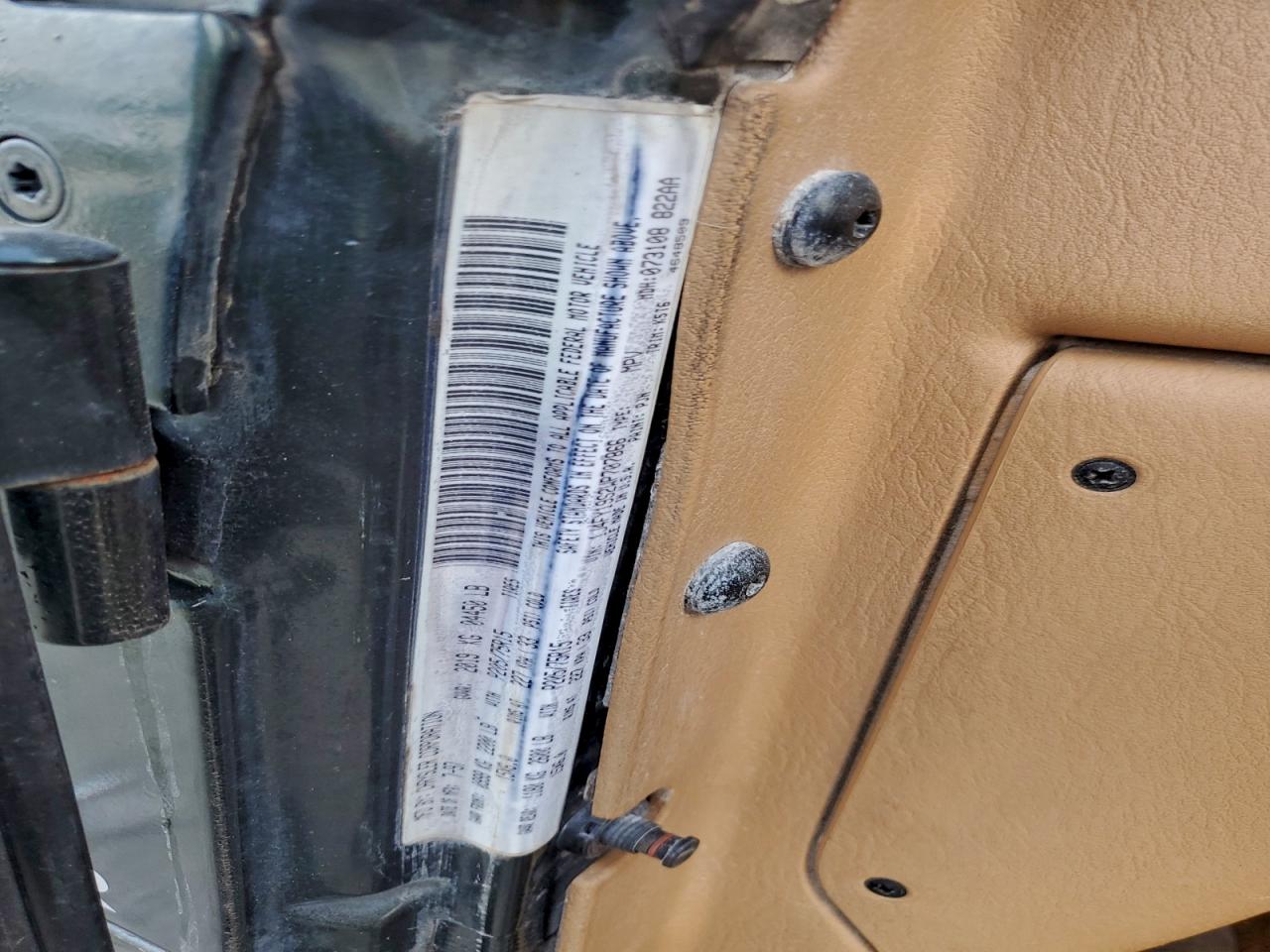 1998 Jeep Wrangler / Tj Sport VIN: 1J4FY19S2WP707866 Lot: 93644345