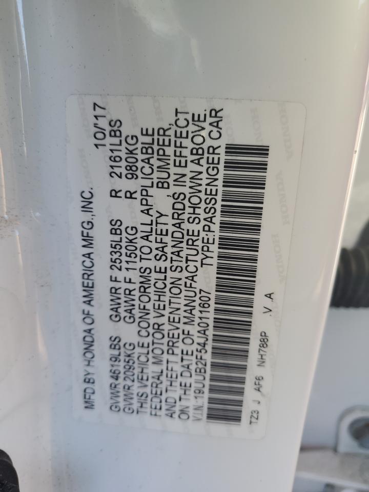 2018 Acura Tlx Tech VIN: 19UUB2F54JA011607 Lot: 92822845