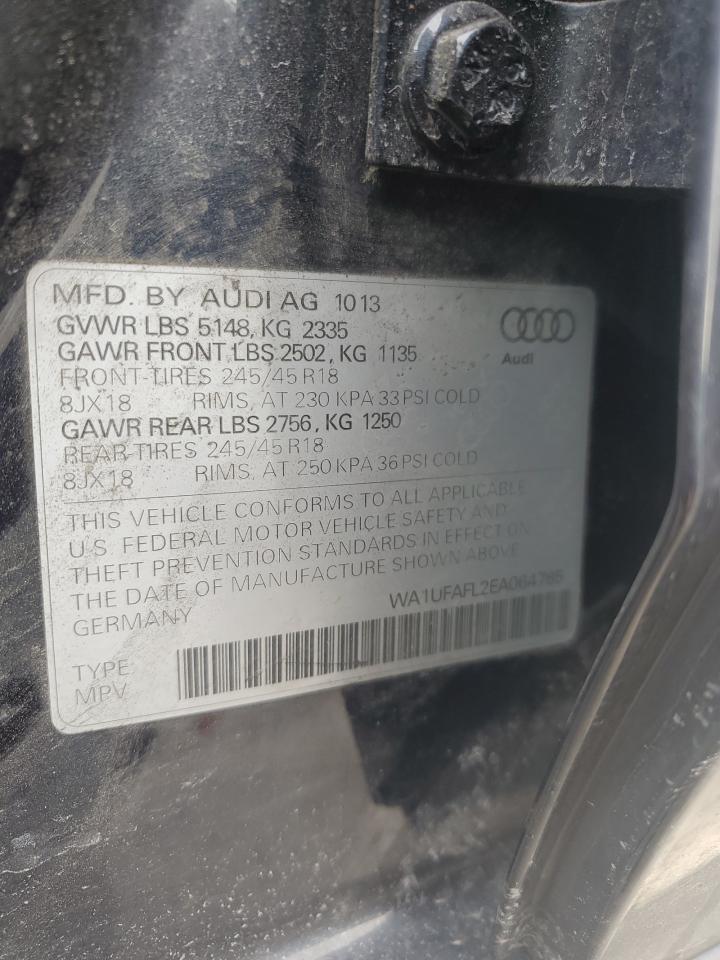 2014 Audi A4 Allroad Premium Plus VIN: WA1UFAFL2EA064785 Lot: 92860695