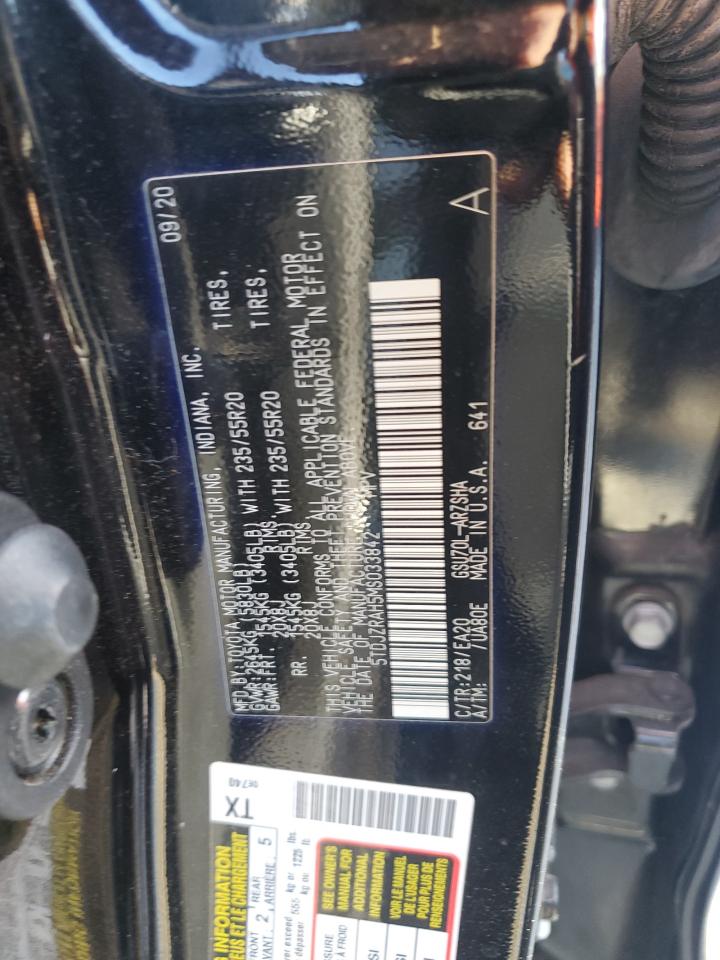 2021 Toyota Highlander Xse VIN: 5TDJZRAH5MS033842 Lot: 93548255