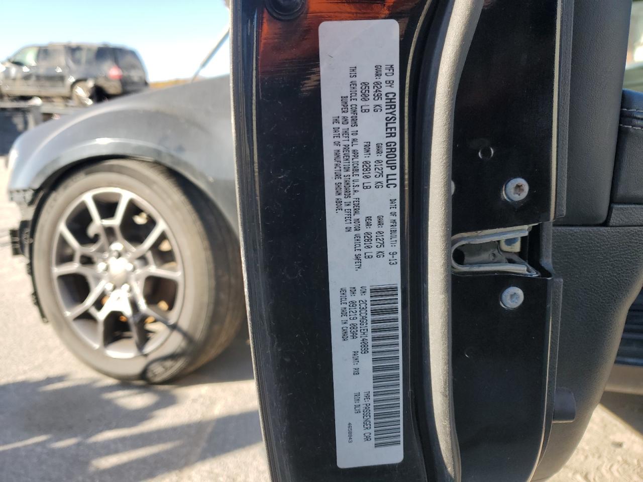 2014 Chrysler 300 S VIN: 2C3CCAGG1EH140899 Lot: 92107975