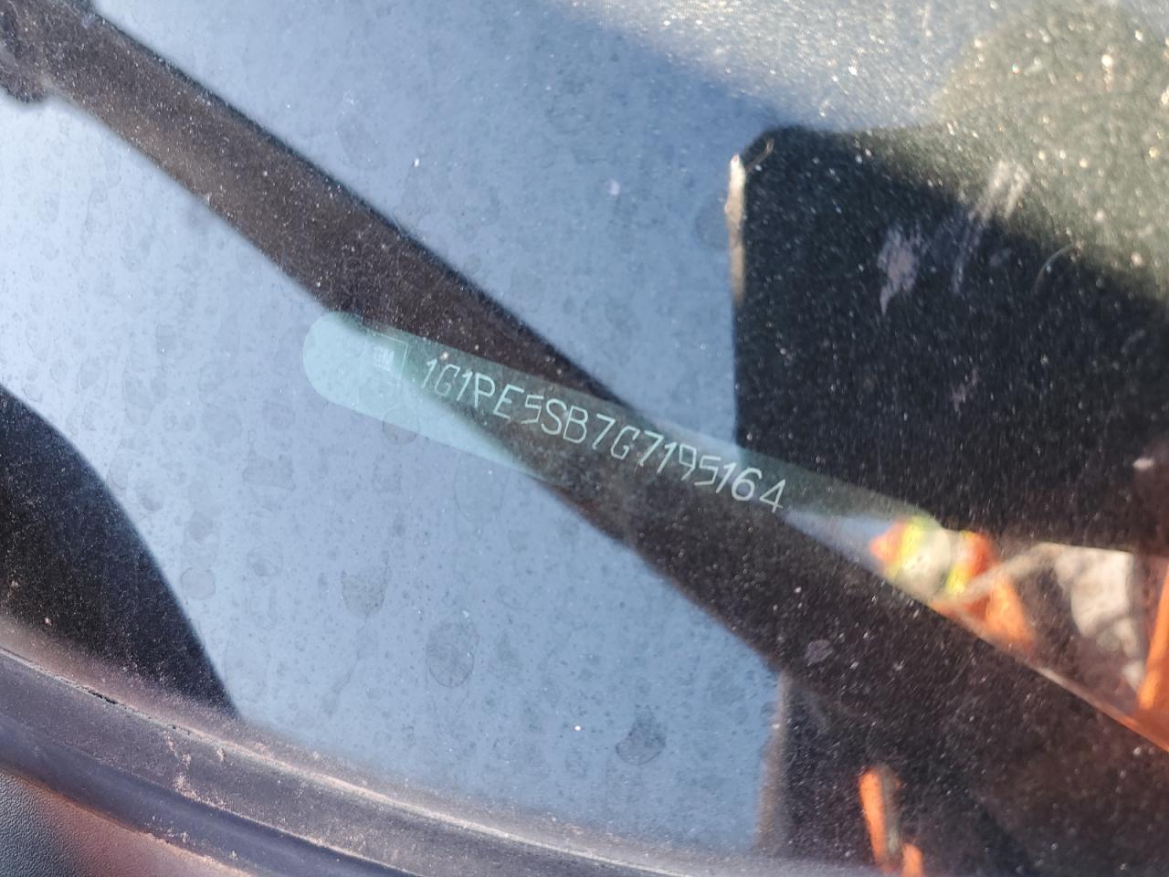 2016 Chevrolet Cruze Limited Lt VIN: 1G1PE5SB7G7195164 Lot: 92384305